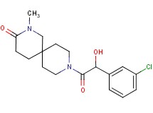 9-[(3-chlorophenyl)(hydroxy)acetyl]-2-methyl-2,9-diazaspiro[5.5]undecan-3-one