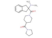 N,N-dimethyl-2-{[4-(1-pyrrolidinylcarbonyl)-1-piperidinyl]carbonyl}-2-indanamine