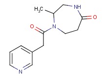 2-methyl-1-(pyridin-3-ylacetyl)-1,4-diazepan-5-one