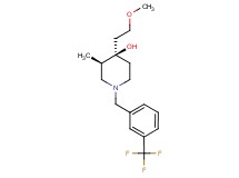 (3R*,4R*)-4-(2-methoxyethyl)-3-methyl-1-[3-(trifluoromethyl)benzyl]-4-piperidinol