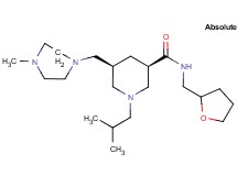 (3R,5S)-1-isobutyl-5-[(4-methyl-1-piperazinyl)methyl]-N-(tetrahydro-2-furanylmethyl)-3-piperidinecarboxamide