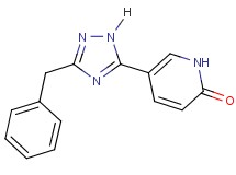5-(3-benzyl-1H-1,2,4-triazol-5-yl)pyridin-2(1H)-one