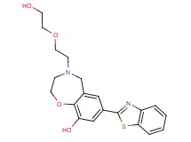 7-(1,3-benzothiazol-2-yl)-4-[2-(2-hydroxyethoxy)ethyl]-2,3,4,5-tetrahydro-1,4-benzoxazepin-9-ol