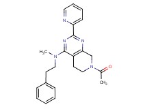 7-acetyl-N-methyl-N-(2-phenylethyl)-2-pyridin-2-yl-5,6,7,8-tetrahydropyrido[3,4-d]pyrimidin-4-amine