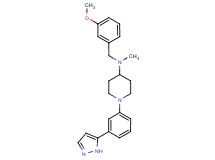 N-(3-methoxybenzyl)-N-methyl-1-[3-(1H-pyrazol-5-yl)phenyl]-4-piperidinamine