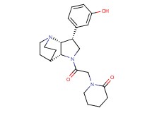 1-{2-[(3R*,3aR*,7aR*)-3-(3-hydroxyphenyl)hexahydro-4,7-ethanopyrrolo[3,2-b]pyridin-1(2H)-yl]-2-oxoethyl}piperidin-2-one