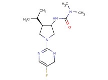 N'-[(3S*,4R*)-1-(5-fluoro-2-pyrimidinyl)-4-isopropyl-3-pyrrolidinyl]-N,N-dimethylurea