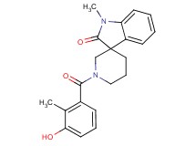 1'-(3-hydroxy-2-methylbenzoyl)-1-methylspiro[indole-3,3'-piperidin]-2(1H)-one