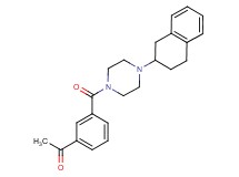 1-(3-{[4-(1,2,3,4-tetrahydro-2-naphthalenyl)-1-piperazinyl]carbonyl}phenyl)ethanone