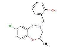 2-[(7-chloro-2-methyl-2,3-dihydro-1,4-benzoxazepin-4(5H)-yl)methyl]phenol