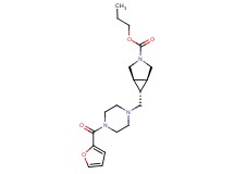 propyl (1R*,5S*,6r)-6-{[4-(2-furoyl)piperazin-1-yl]methyl}-3-azabicyclo[3.1.0]hexane-3-carboxylate