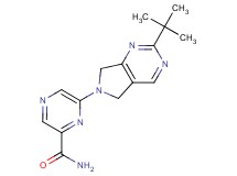 6-(2-tert-butyl-5,7-dihydro-6H-pyrrolo[3,4-d]pyrimidin-6-yl)pyrazine-2-carboxamide