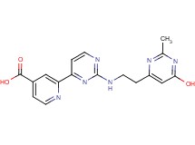 2-(2-{[2-(6-hydroxy-2-methylpyrimidin-4-yl)ethyl]amino}pyrimidin-4-yl)isonicotinic acid