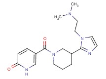 5-[(3-{1-[2-(dimethylamino)ethyl]-1H-imidazol-2-yl}-1-piperidinyl)carbonyl]-2(1H)-pyridinone
