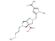 (3aS*,6aS*)-2-[(4-acetyl-1-methyl-1H-pyrrol-2-yl)methyl]-5-[3-(methylthio)propyl]hexahydropyrrolo[3,4-c]pyrrole-3a(1H)-carboxylic acid