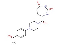 7-{[4-(4-acetylphenyl)piperazin-1-yl]carbonyl}-1,3-diazepane-2,4-dione