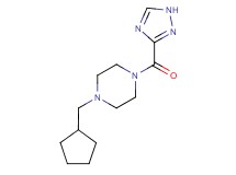 1-(cyclopentylmethyl)-4-(1H-1,2,4-triazol-3-ylcarbonyl)piperazine