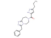 3-benzyl-7-[(3-propyl-1H-pyrazol-5-yl)carbonyl]-6,7,8,9-tetrahydro-5H-[1,2,4]triazolo[4,3-d][1,4]diazepine