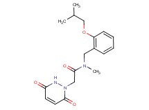 2-(3,6-dioxo-3,6-dihydropyridazin-1(2H)-yl)-N-(2-isobutoxybenzyl)-N-methylacetamide