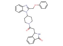 3-(2-oxo-2-{4-[2-(phenoxymethyl)-1H-benzimidazol-1-yl]-1-piperidinyl}ethyl)-1-isoindolinone