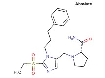 1-{[2-(ethylsulfonyl)-1-(3-phenylpropyl)-1H-imidazol-5-yl]methyl}-L-prolinamide