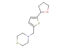 4-{[5-(tetrahydrofuran-2-yl)-2-thienyl]methyl}thiomorpholine