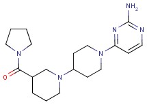 4-[3-(pyrrolidin-1-ylcarbonyl)-1,4'-bipiperidin-1'-yl]pyrimidin-2-amine
