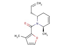 (2R*,6R*)-2-allyl-6-methyl-1-(3-methyl-2-furoyl)-1,2,3,6-tetrahydropyridine