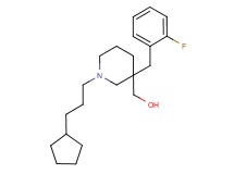 [1-(3-cyclopentylpropyl)-3-(2-fluorobenzyl)-3-piperidinyl]methanol