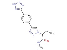 N-methyl-2-{4-[4-(2H-tetrazol-5-yl)phenyl]-1H-1,2,3-triazol-1-yl}butanamide