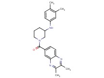 N-(3,4-dimethylphenyl)-1-[(2,3-dimethyl-6-quinoxalinyl)carbonyl]-3-piperidinamine