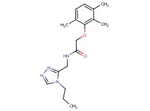 N-[(4-propyl-4H-1,2,4-triazol-3-yl)methyl]-2-(2,3,6-trimethylphenoxy)acetamide