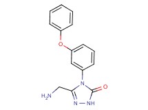 5-(aminomethyl)-4-(3-phenoxyphenyl)-2,4-dihydro-3H-1,2,4-triazol-3-one