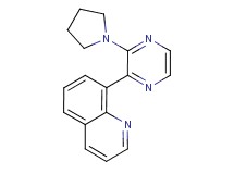 8-(3-pyrrolidin-1-ylpyrazin-2-yl)quinoline