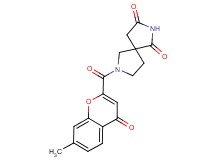 7-[(7-methyl-4-oxo-4H-chromen-2-yl)carbonyl]-2,7-diazaspiro[4.4]nonane-1,3-dione