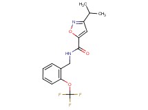 3-isopropyl-N-[2-(trifluoromethoxy)benzyl]-5-isoxazolecarboxamide