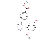 methyl 4-[2-(5-hydroxy-2-methoxyphenyl)-1H-imidazol-1-yl]benzoate