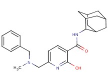 N-2-adamantyl-6-{[benzyl(methyl)amino]methyl}-2-hydroxynicotinamide