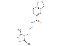 N-[3-(3,5-dimethyl-4-isoxazolyl)propyl]-2,3-dihydro-1-benzofuran-5-carboxamide