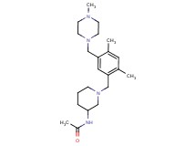 N-(1-{2,4-dimethyl-5-[(4-methylpiperazin-1-yl)methyl]benzyl}piperidin-3-yl)acetamide