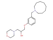 1-[3-(azonan-1-ylmethyl)phenoxy]-3-morpholin-4-ylpropan-2-ol