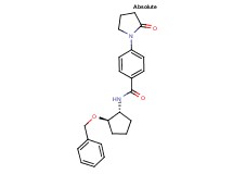 N-[(1R,2R)-2-(benzyloxy)cyclopentyl]-4-(2-oxopyrrolidin-1-yl)benzamide