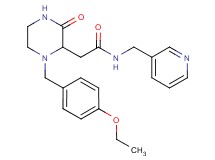 2-[1-(4-ethoxybenzyl)-3-oxo-2-piperazinyl]-N-(3-pyridinylmethyl)acetamide