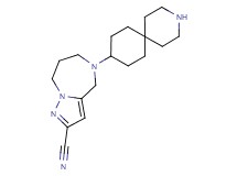 5-(3-azaspiro[5.5]undec-9-yl)-5,6,7,8-tetrahydro-4H-pyrazolo[1,5-a][1,4]diazepine-2-carbonitrile dihydrochloride
