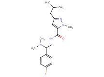 N-[2-(dimethylamino)-2-(4-fluorophenyl)ethyl]-3-isobutyl-1-methyl-1H-pyrazole-5-carboxamide