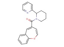 2-[1-(1-benzoxepin-4-ylcarbonyl)-2-piperidinyl]pyridine