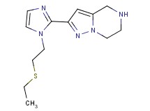 2-{1-[2-(ethylthio)ethyl]-1H-imidazol-2-yl}-4,5,6,7-tetrahydropyrazolo[1,5-a]pyrazine dihydrochloride