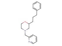 2-(3-phenylpropyl)-4-(2-pyridinylmethyl)morpholine