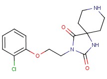 3-[2-(2-chlorophenoxy)ethyl]-1,3,8-triazaspiro[4.5]decane-2,4-dione