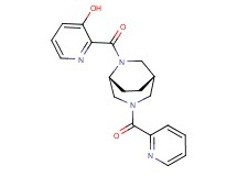 2-{[(1S*,5R*)-3-(pyridin-2-ylcarbonyl)-3,6-diazabicyclo[3.2.2]non-6-yl]carbonyl}pyridin-3-ol